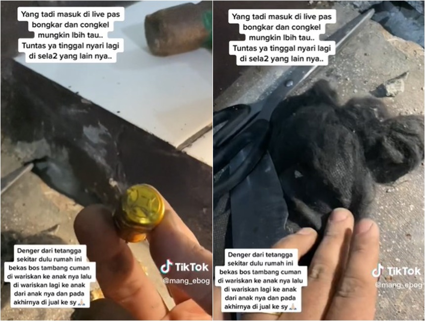 beli rumah tua dapat benda tak terduga © 2022 TikTok