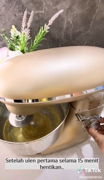 Trik menguleni adonan pakai standing mixer agar mesin tak mudah panas