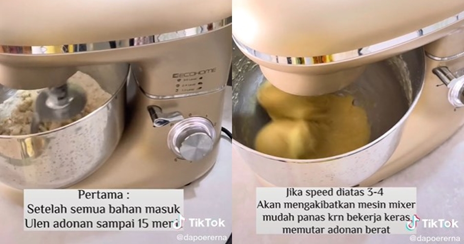 Trik menguleni adonan pakai standing mixer agar mesin tak mudah panas