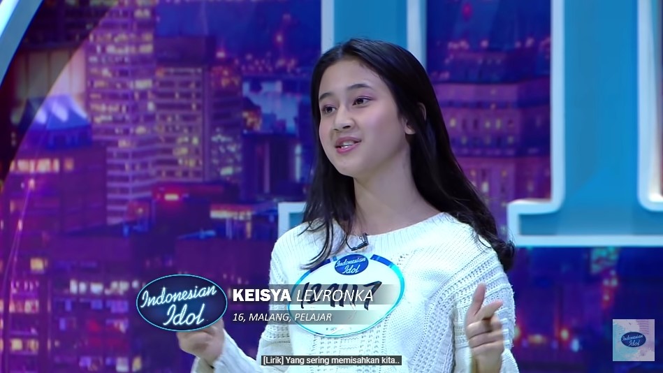 Gaya Keisya Levronka audisi YouTube