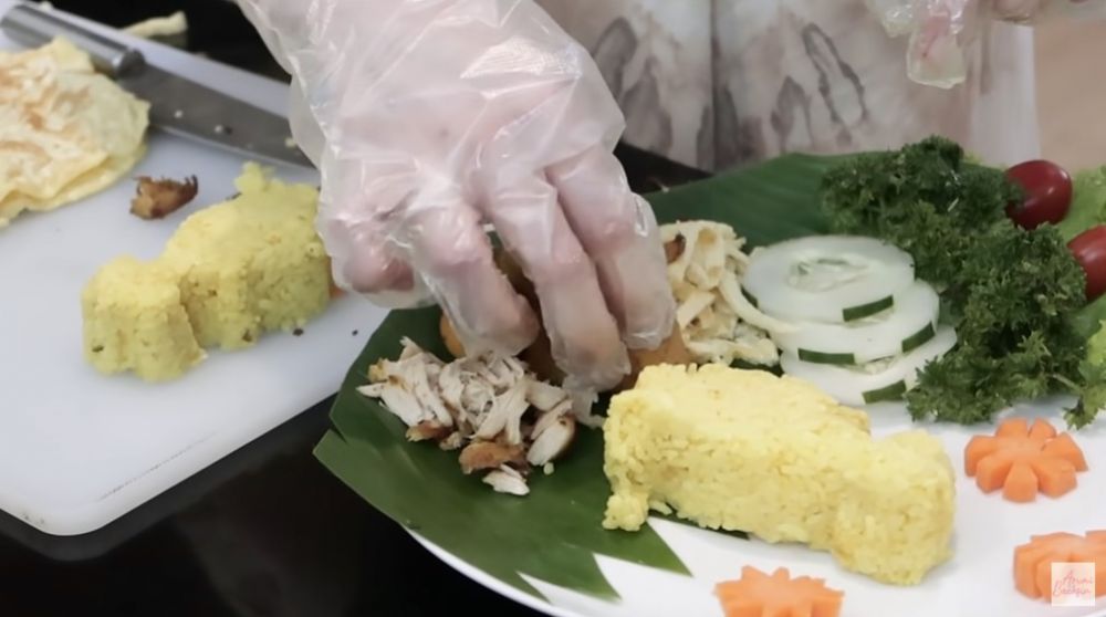 9 Cara Arumi Bachsin plating nasi kuning, menu sederhana jadi spesial