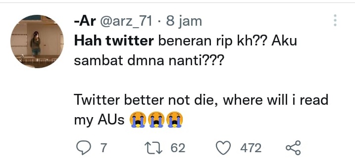 Curhatan warganet karena Twitter ditutup © 2022 brilio.net