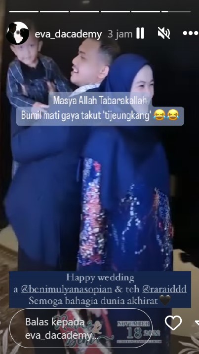 Seleb di nikahan Beni  Berbagai sumber
