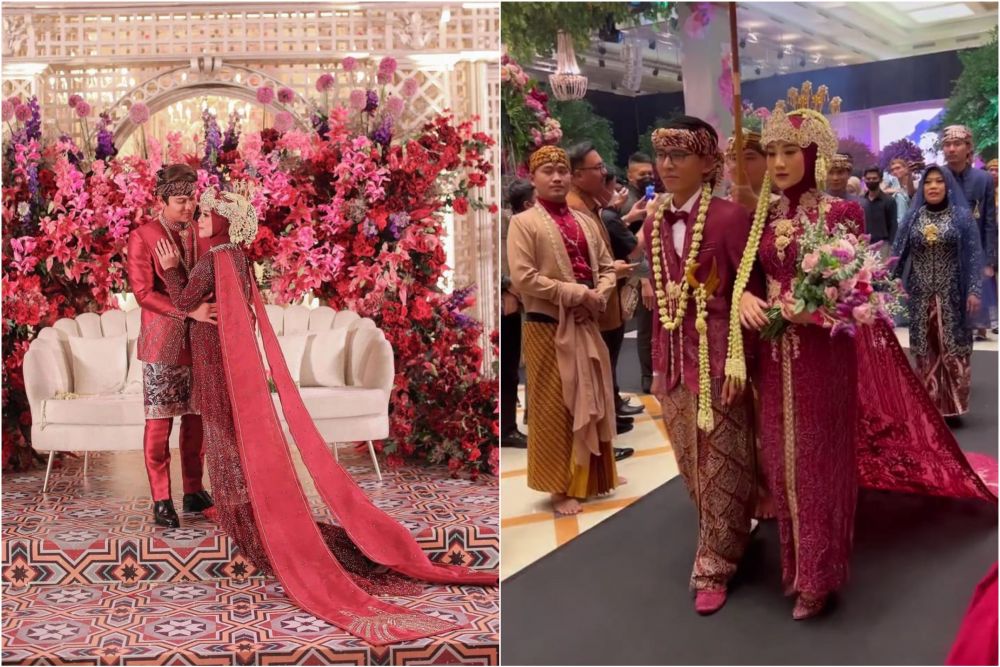 beda kebaya nikah lesty dan ira dahlia © instagram