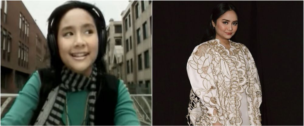 potret dulu dan kini Gita Gutawa © berbagai sumber