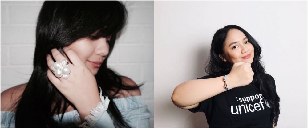 potret dulu dan kini Gita Gutawa © berbagai sumber