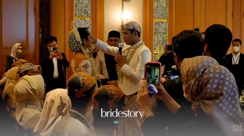 Momen akad nikah Glenca Chysara dan Rendi Jhon © 2022 You Tube 