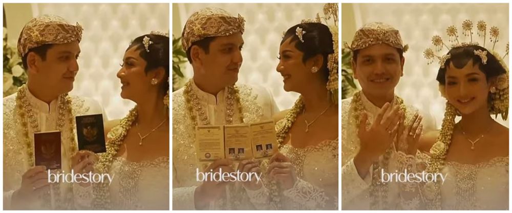 Momen akad nikah Glenca Chysara dan Rendi Jhon © 2022 You Tube 