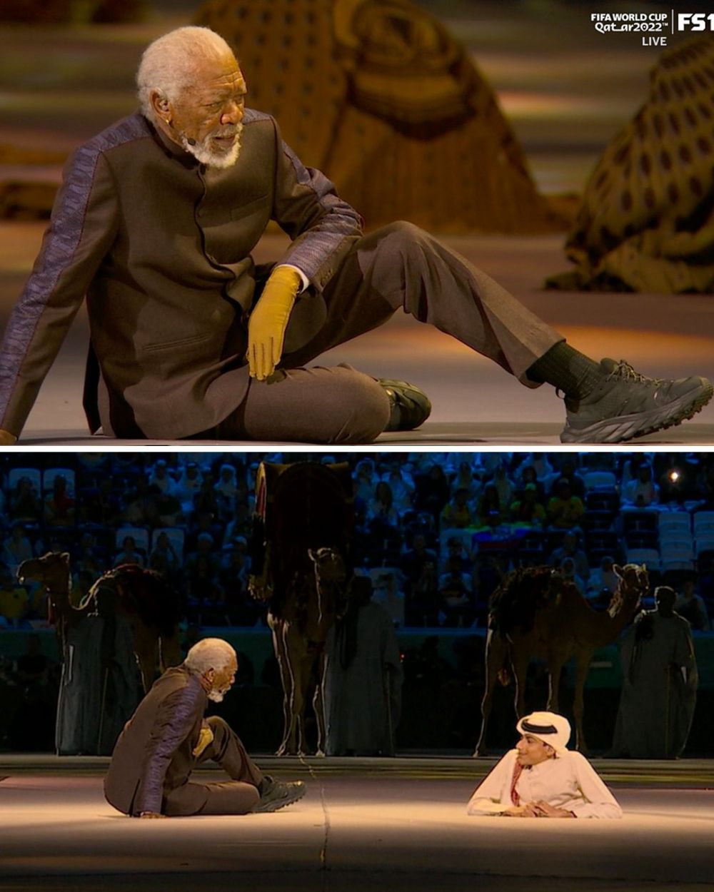 5 Momen pembukaan Piala Dunia 2022, pemuda difabel baca ayat Alquran