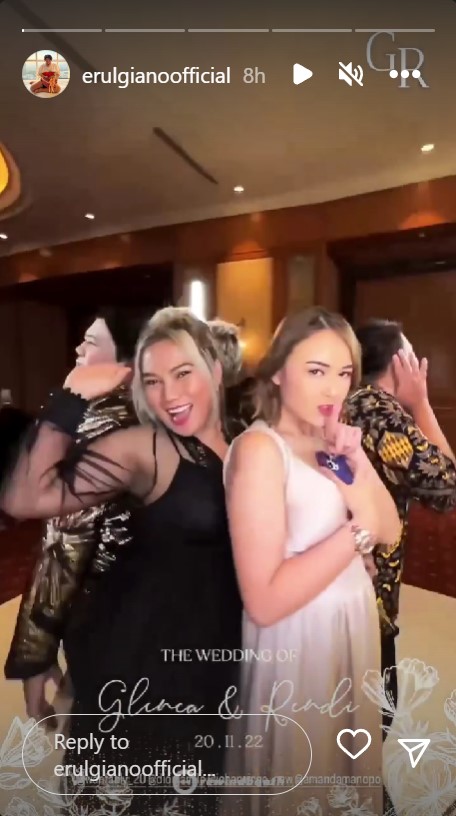 Amanda Manopo bridesmaid Glenca Chysara © berbagai sumber Amanda Manopo bridesmaid Glenca Chysara © berbagai sumber