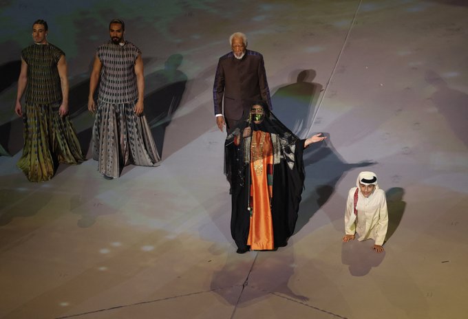 7 Momen kebersamaan Morgan Freeman & Ghanim Al Muftah, tampil memukau