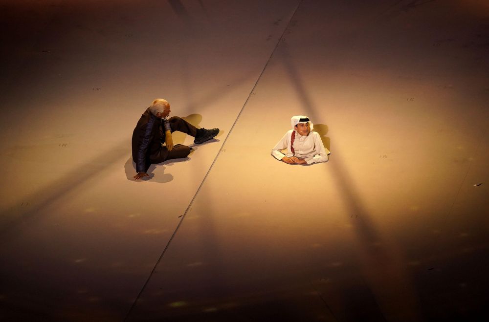 7 Momen kebersamaan Morgan Freeman & Ghanim Al Muftah, tampil memukau