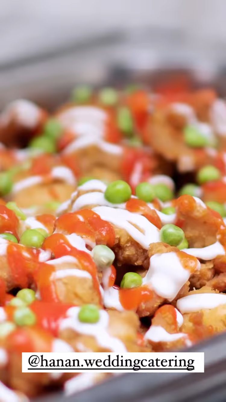 9 Hidangan di pengajian pernikahan Glenca Chysara, komplet