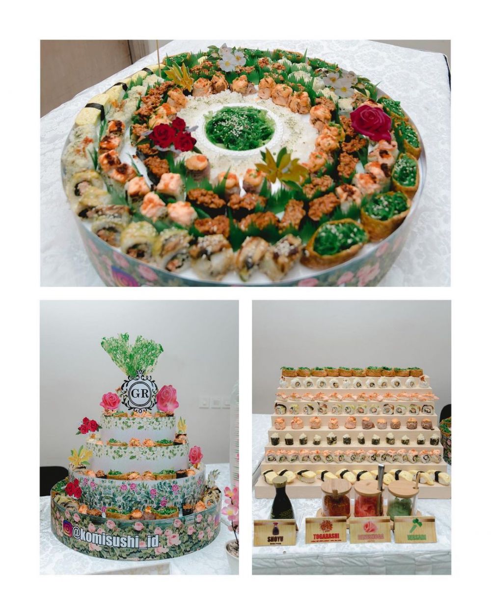 9 Hidangan di pengajian pernikahan Glenca Chysara, komplet