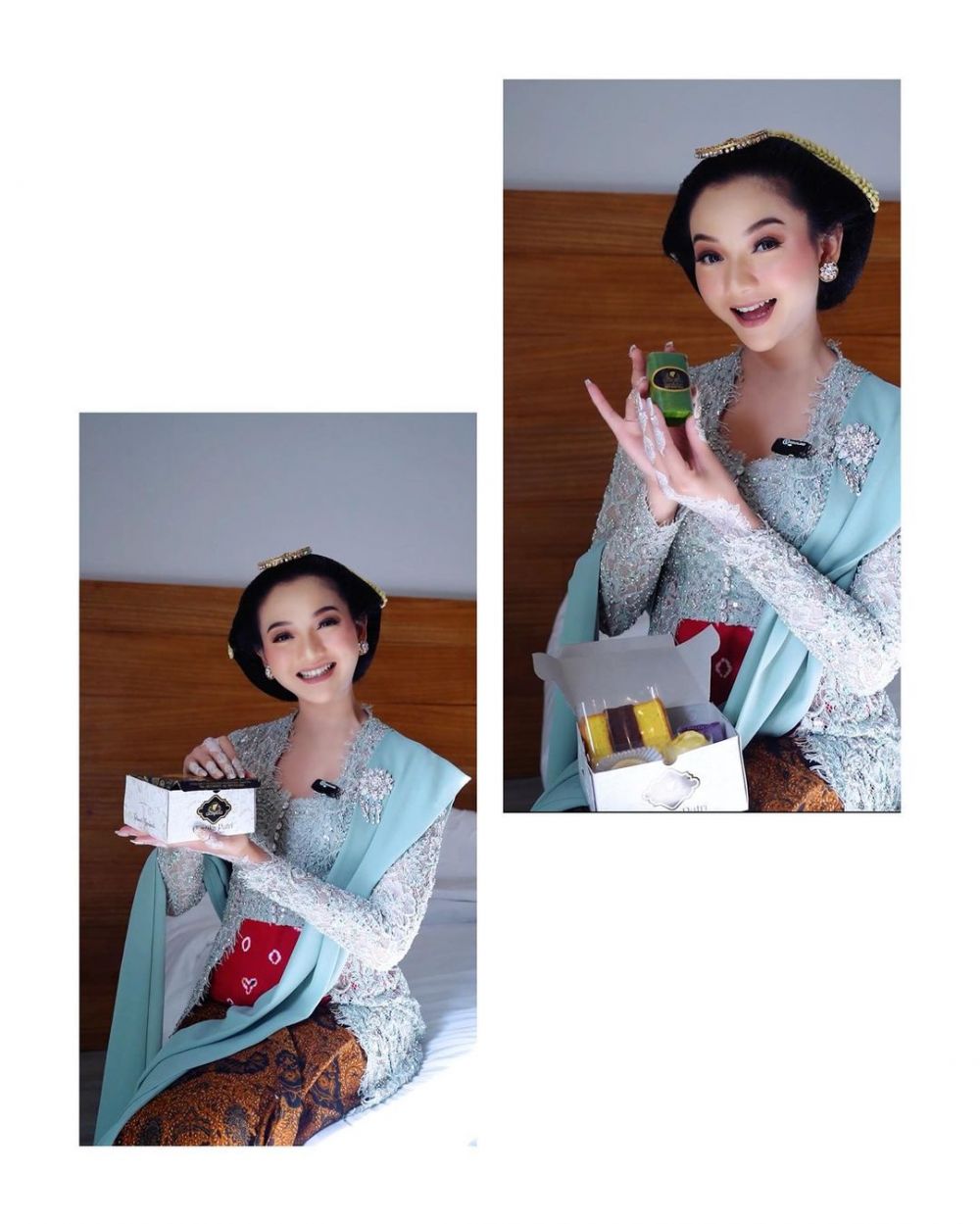 9 Hidangan di pengajian pernikahan Glenca Chysara, komplet