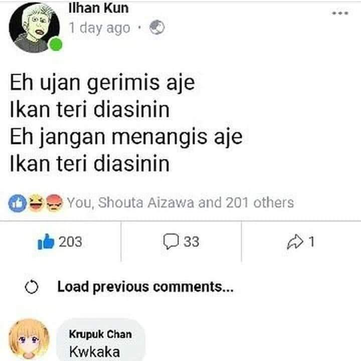 meme pantun receh © berbagai sumber