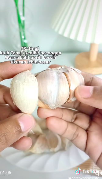 Jangan sampai keliru, ini 5 perbedaan bawang putih honan dan kating