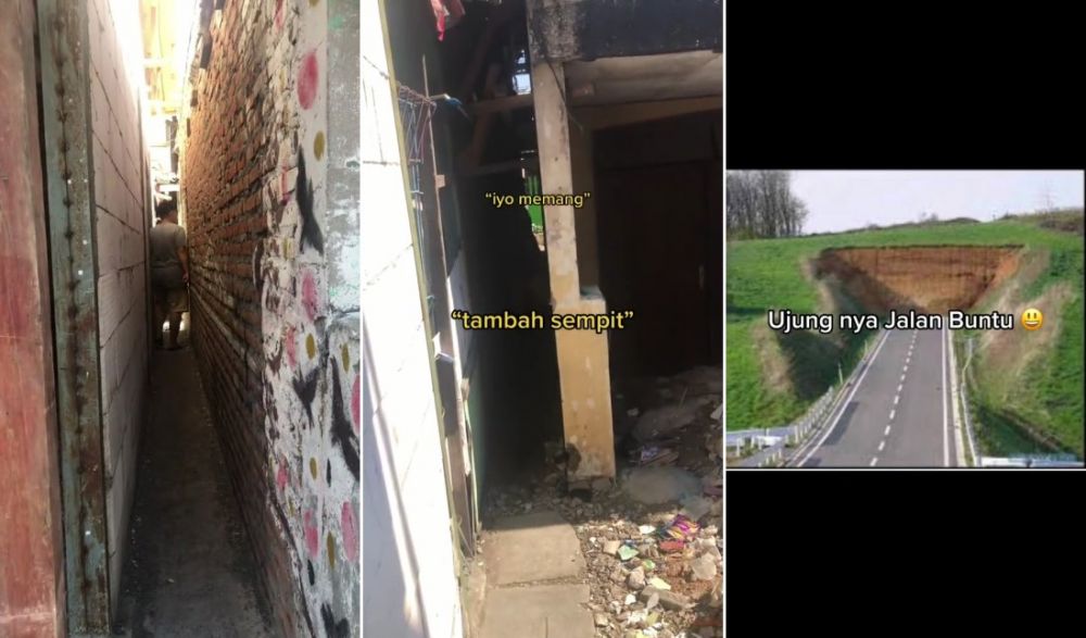 diajak temen lewat gang sempit © TikTok