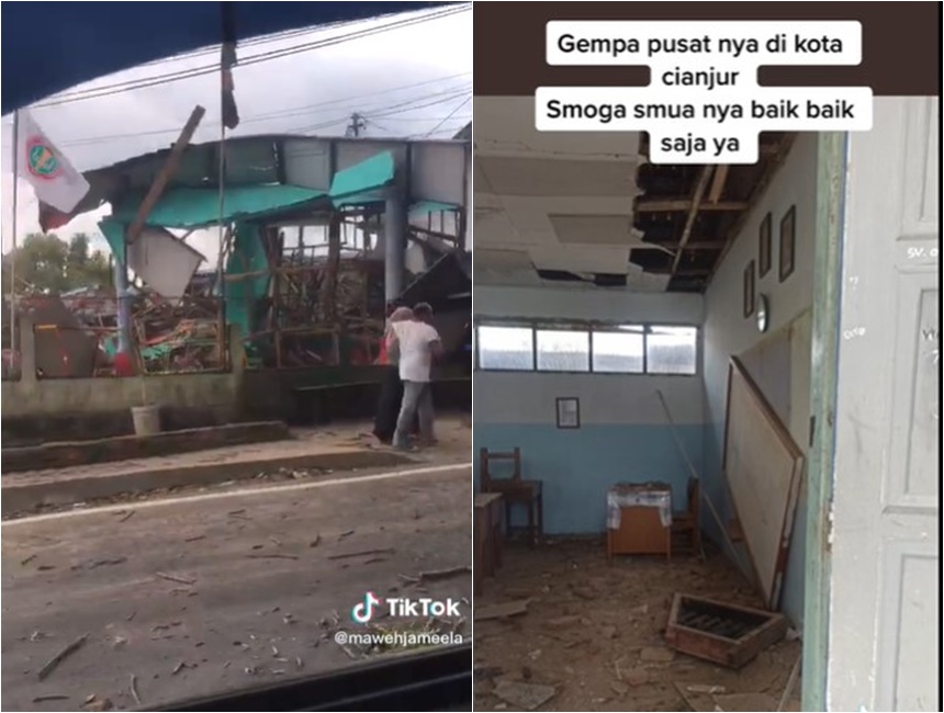 pasca gempa cianjur © 2022 berbagai sumber