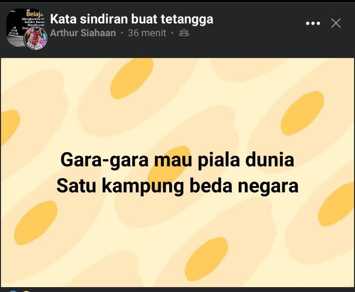 11 Momen lucu euforia Piala Dunia 2022 ini bikin geleng kepala