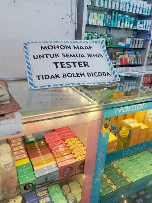 Pedagang nggak niat jualan Berbagai sumber