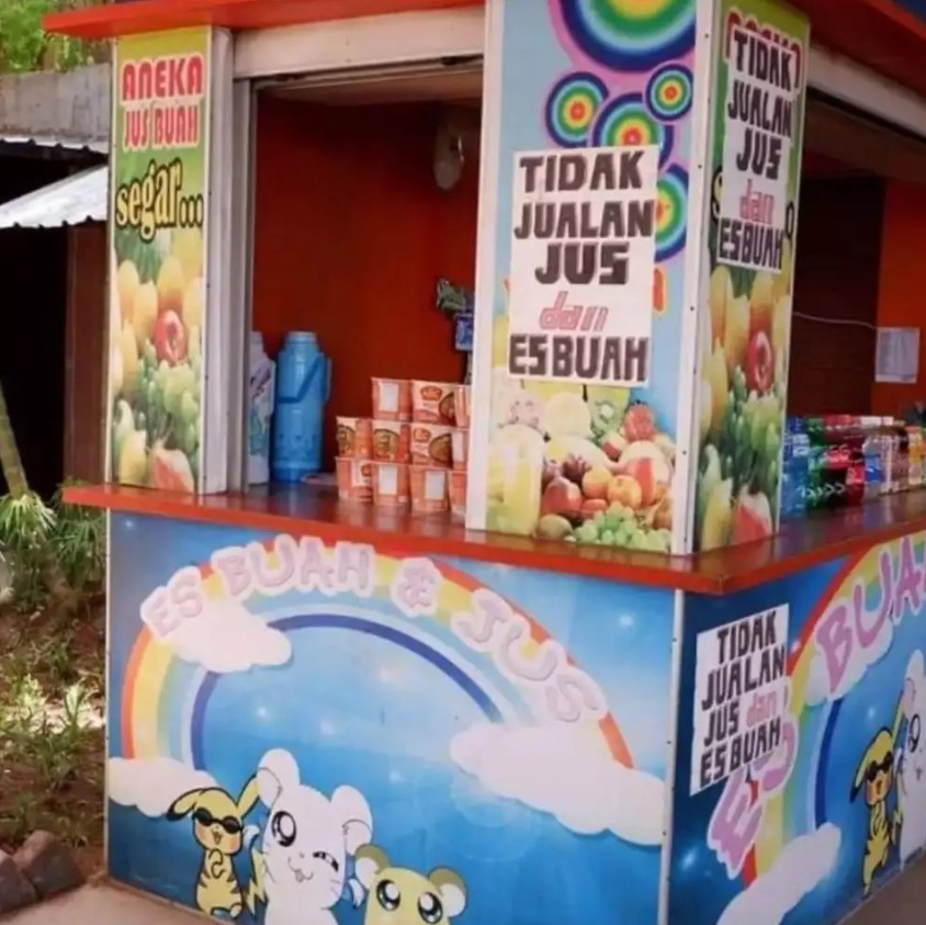 Pedagang nggak niat jualan Berbagai sumber