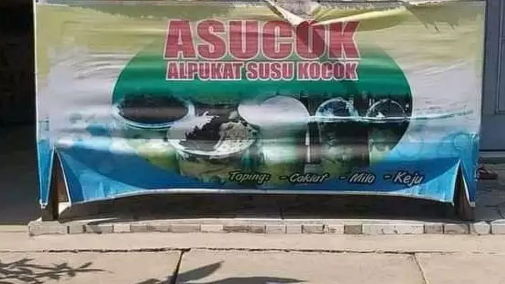 singkatan di tempat umum bikin mikir keras © berbagai sumber