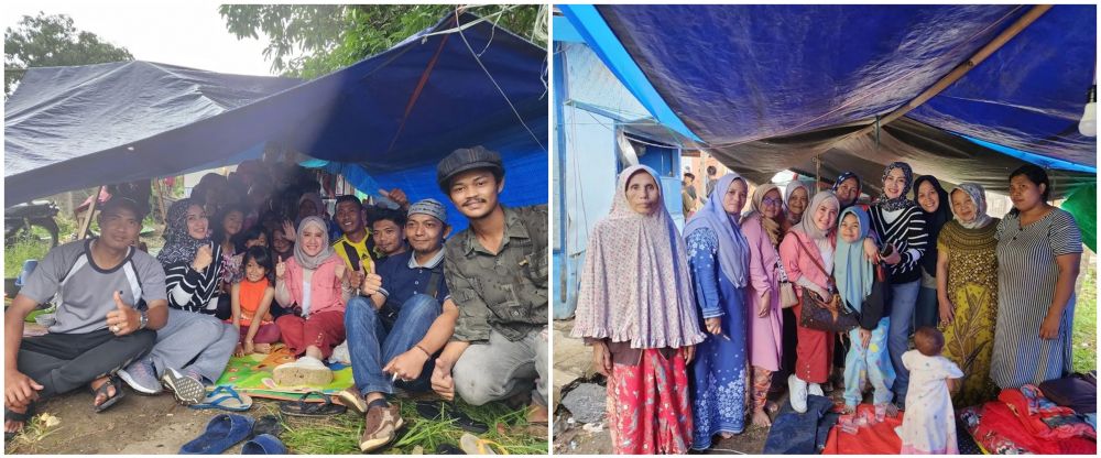Peduli gempa Cianjur, 5 seleb ini sambangi posko pengungsi bencana