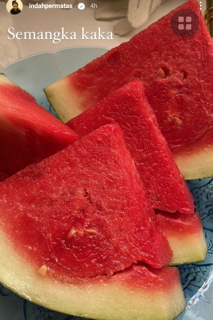 10 Makanan dikonsumsi Indah Permatasari, ASI lancar dan lebih fit