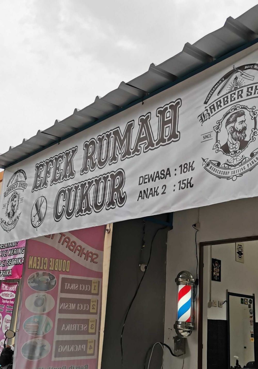 nama salon cukur malah nyeleneh banget © berbagai sumber