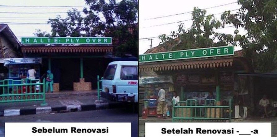 salah translate di spanduk nyeleneh © berbagai sumber