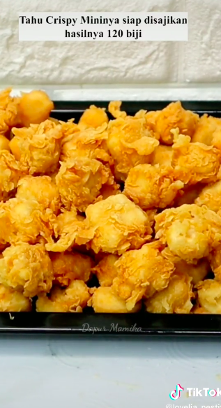 Cara bikin jajanan tahu crispy bisa dijual Rp 1 ribu, untung berlipat