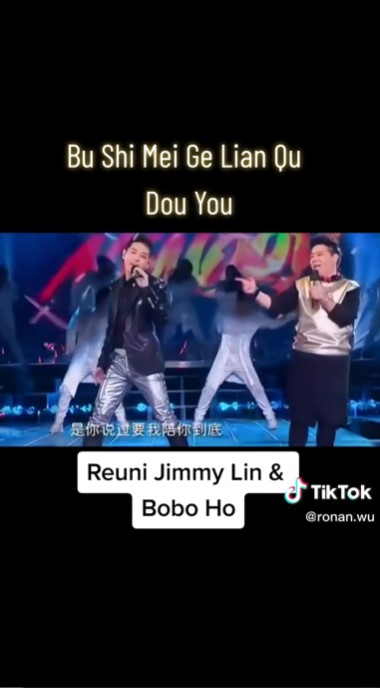 Jimmy Lin Boboho reuni © TikTok