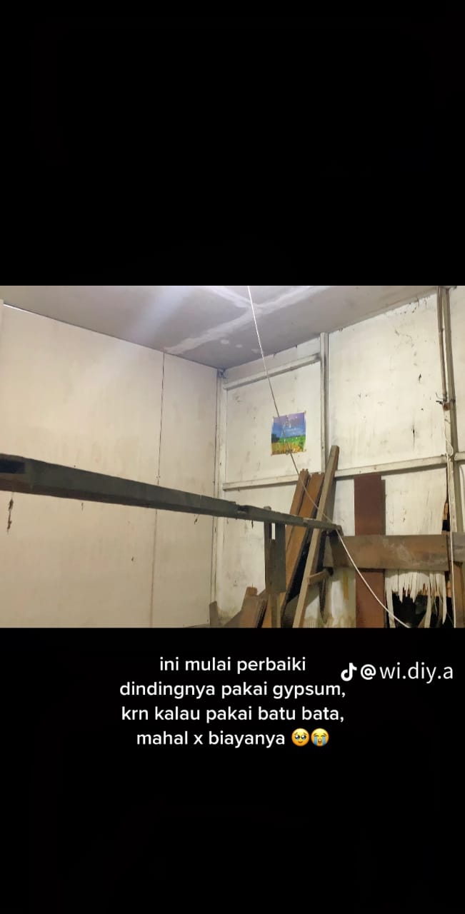 makeover gudang jadi kamar © TikTok makeover gudang jadi kamar © TikTok