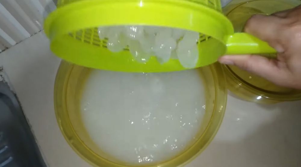 Cara mencuci kolang kaling supaya tak berlendir dan berbau asam