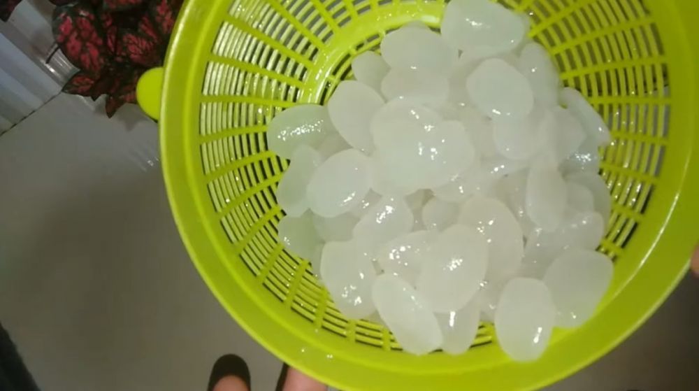 Cara mencuci kolang kaling supaya tak berlendir dan berbau asam