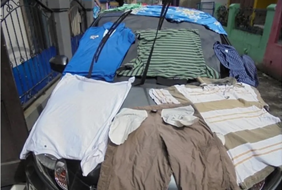  kendaraan alih fungsi jadi tempat jemur © berbagai sumber