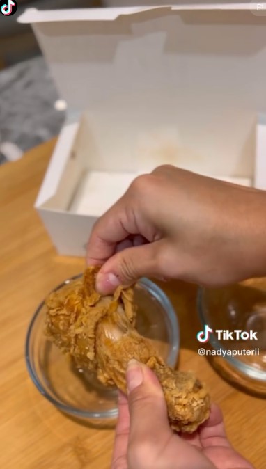 Nadya MasterChef ubah ayam KFC jadi es krim, hasilnya bikin ngiler