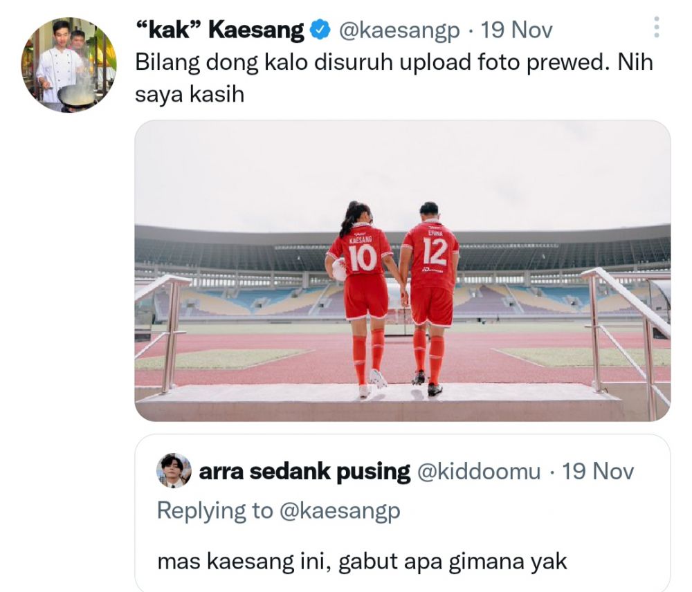 Cuitan lucu Kaesang Pangarep istimewa