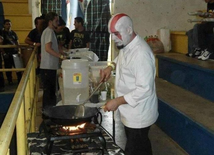 gaya rambut tukang jualan kocak © berbagai sumber