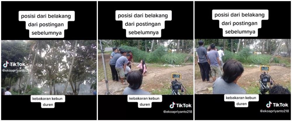 begini cara bikin adegan kebakaran kebun © berbagai sumber begini cara bikin adegan kebakaran kebun © berbagai sumber