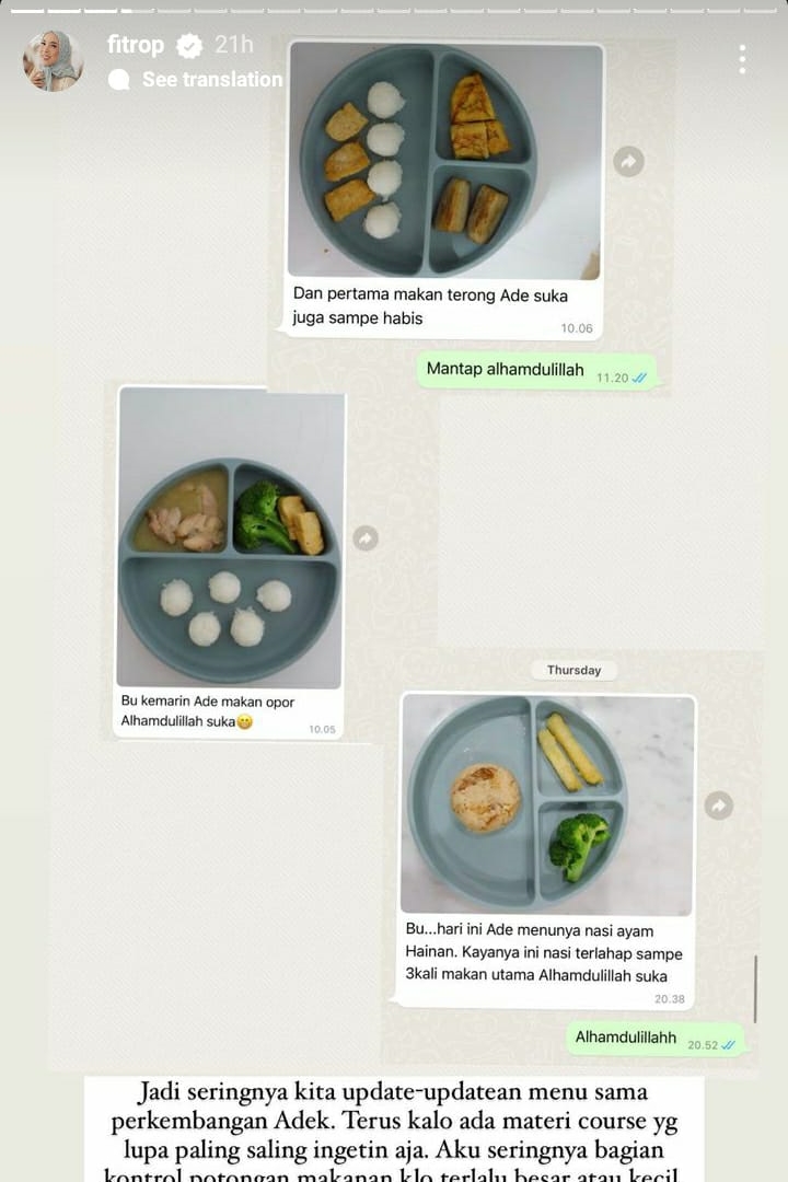 8 Trik buat MPASI ala Fitri Tropica, bantu lancarkan BAB anak