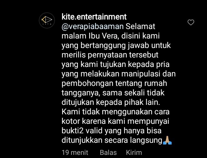 kata agensi chicco terkait bela arawinda © instagram kata agensi chicco terkait bela arawinda © instagram