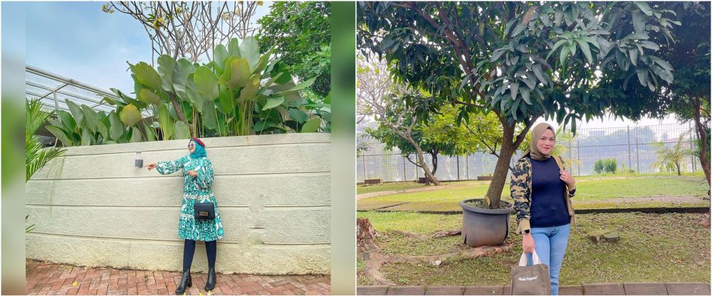 beda gaya Yunita Lestari dan Shelvie Hana © berbagai sumber