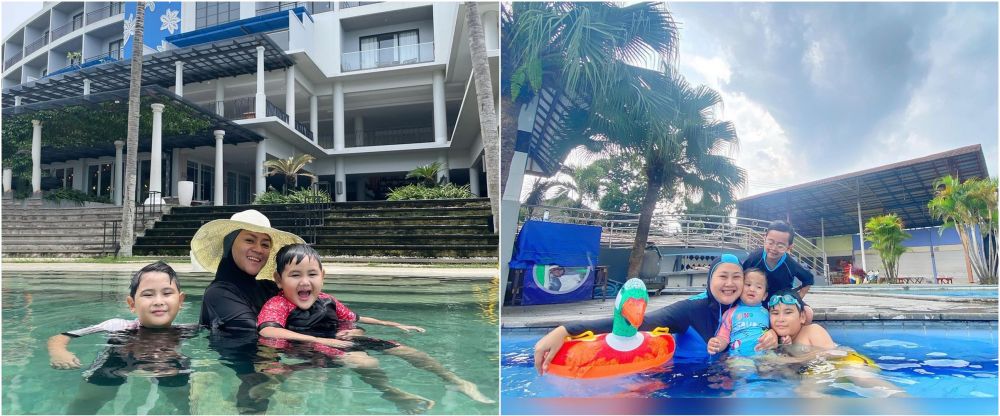 beda gaya Yunita Lestari dan Shelvie Hana © berbagai sumber