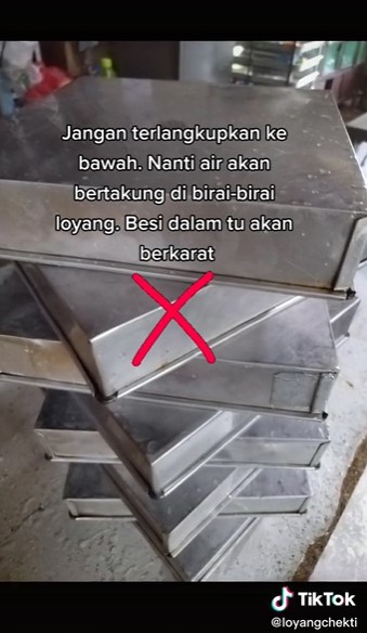 Wajib tahu, trik menaruh loyang usai dicuci biar tak mudah berkarat