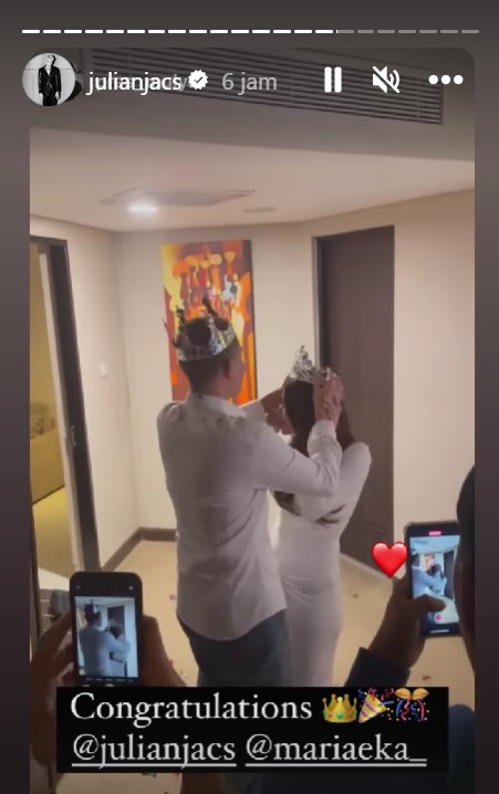 Julian Jacob lamar Mirriam Eka Instagram