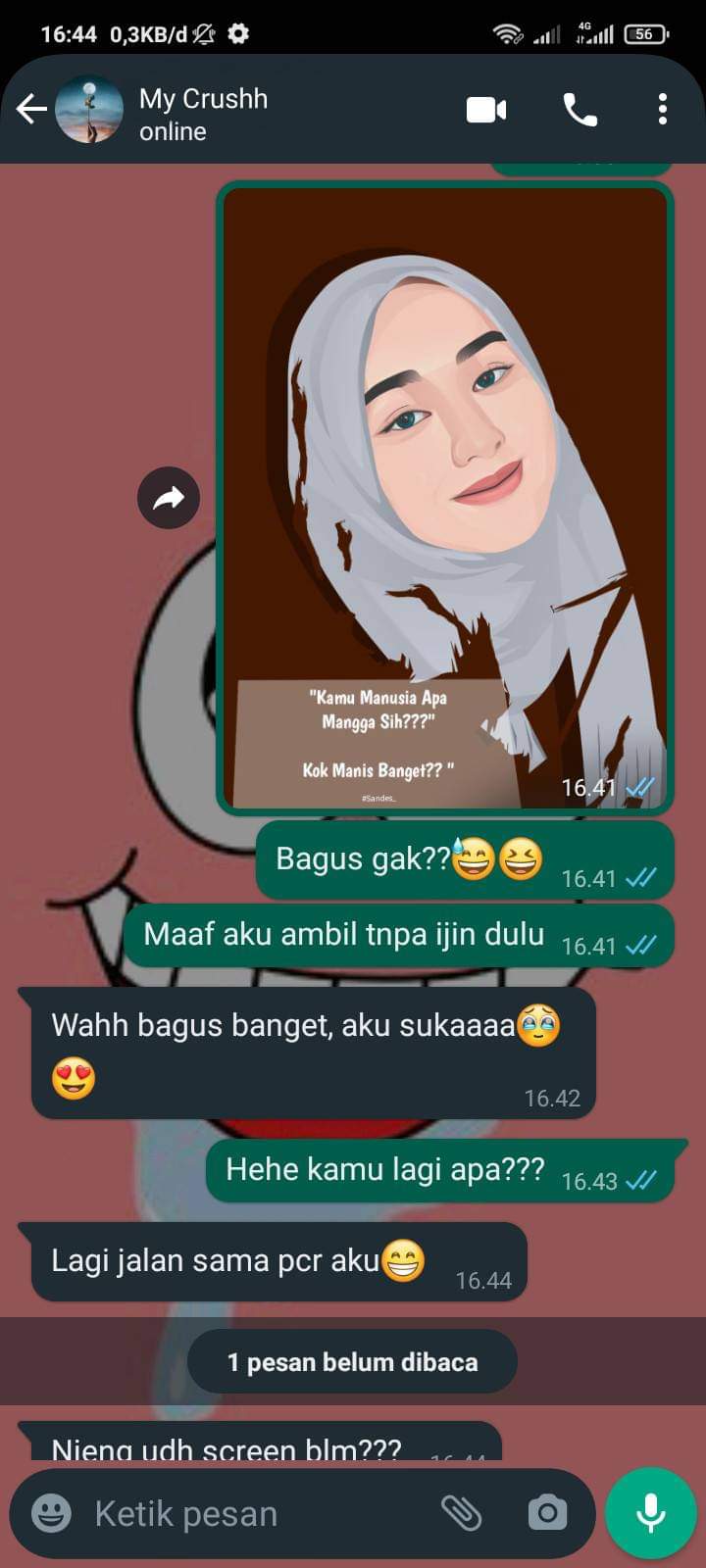 chat WA gagal perhatian ke gebetan © berbagai sumber chat WA gagal perhatian ke gebetan © berbagai sumber