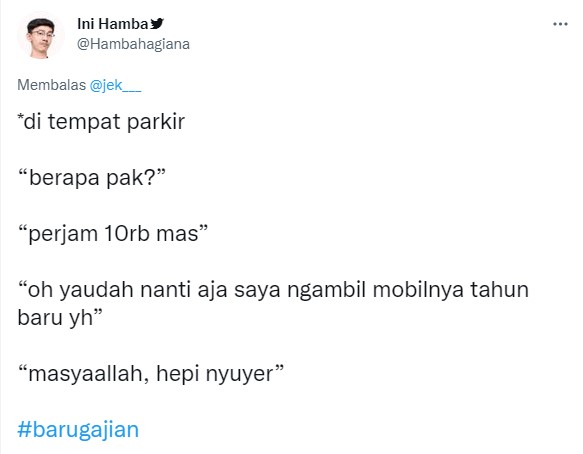 Cuitan kocak orang 'baru gajian' © 2022 berbagai sumber Cuitan kocak orang 'baru gajian' © 2022 berbagai sumber