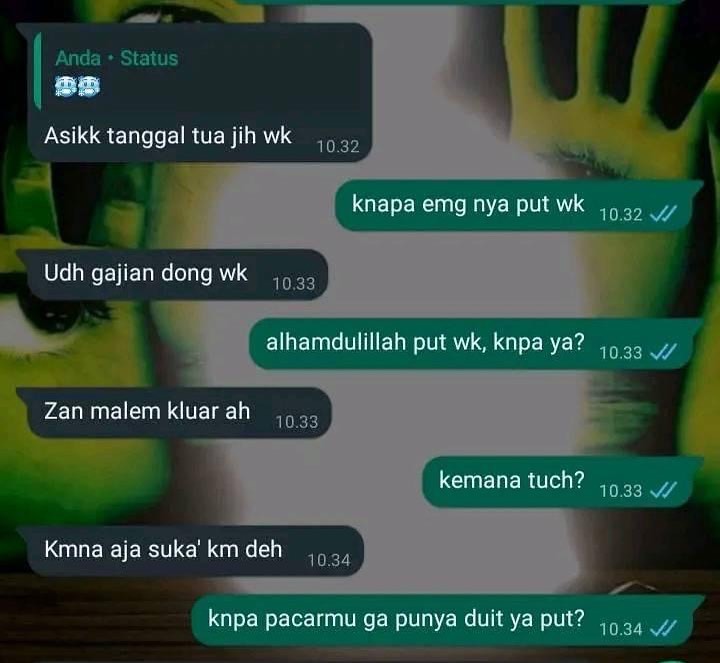 chat niatnya modus ada aja deh © berbagai sumber